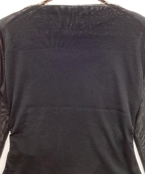 CELFORD（セルフォード）CELFORD (セルフォード) チュールドレープカットトップス ブラック サイズ:Freeの古着・服飾アイテム