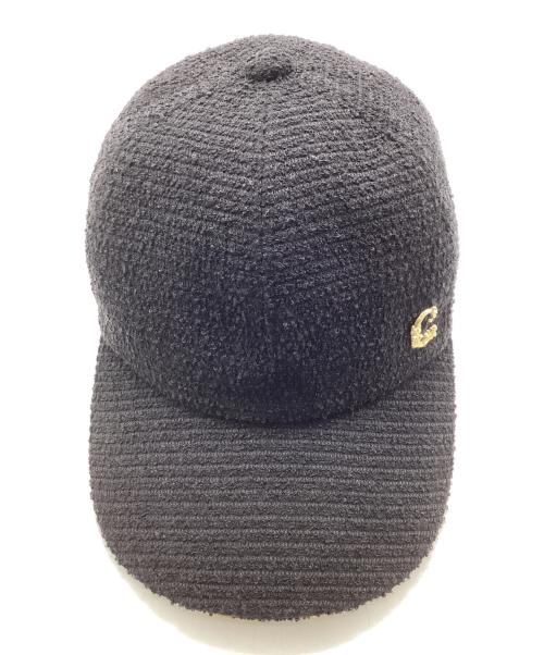 CA4LA（カシラ）CA4LA (カシラ) HK CAP6/パイル地キャップ ブラックの古着・服飾アイテム