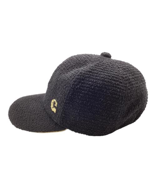 CA4LA（カシラ）CA4LA (カシラ) HK CAP6/パイル地キャップ ブラックの古着・服飾アイテム
