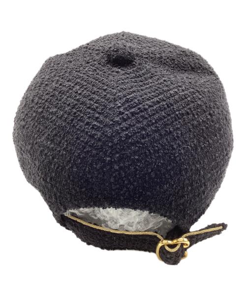 CA4LA（カシラ）CA4LA (カシラ) HK CAP6/パイル地キャップ ブラックの古着・服飾アイテム