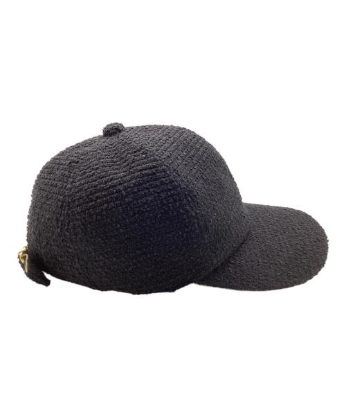 CA4LA（カシラ）CA4LA (カシラ) HK CAP6/パイル地キャップ ブラックの古着・服飾アイテム