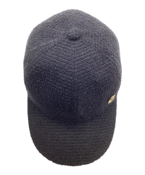 CA4LA（カシラ）CA4LA (カシラ) HK CAP6/パイル地キャップ ブラックの古着・服飾アイテム