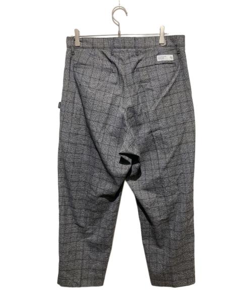 NEIGHBORHOOD（ネイバーフッド）NEIGHBORHOOD (ネイバーフッド) Two Tuck Pants/ツータックパンツ/チェック グレー サイズ:Ｌの古着・服飾アイテム