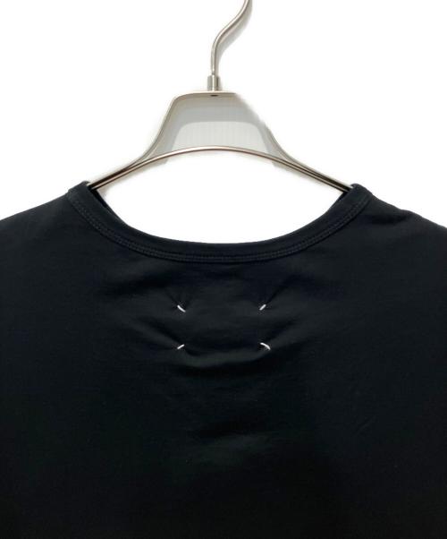 Maison Margiela（メゾンマルジェラ）Maison Margiela (メゾンマルジェラ) DISTORTED LOGO T-Shirt ブラック サイズ:48の古着・服飾アイテム