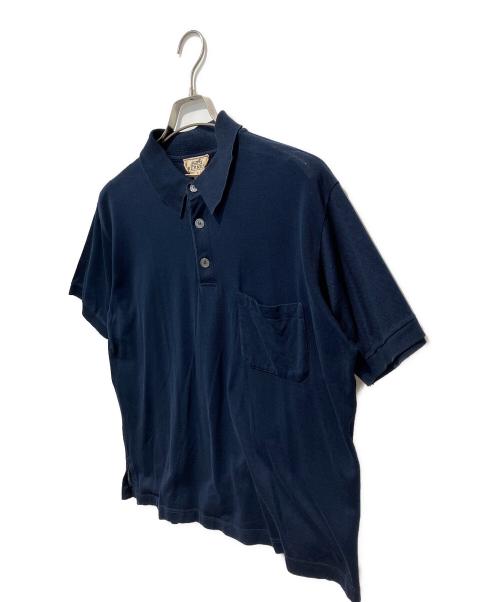 HERMES（エルメス）HERMES (エルメス) ポロシャツ ネイビー サイズ:Lの古着・服飾アイテム