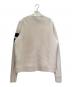 MONCLER (モンクレール) CARDIGAN TRICOT/ニット切替カーディガン ホワイト×アイボリー サイズ:XL：60000円