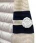 中古・古着 MONCLER (モンクレール) CARDIGAN TRICOT/ニット切替カーディガン ホワイト×アイボリー サイズ:XL：60000円