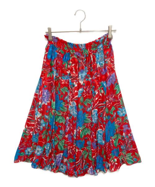 diane freis（ダイアンフレイス）diane freis (ダイアンフレイス) 花柄スカート レッド サイズ:FREEの古着・服飾アイテム