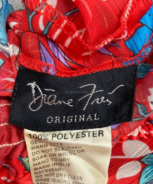 diane freis（ダイアンフレイス）diane freis (ダイアンフレイス) 花柄スカート レッド サイズ:FREEの古着・服飾アイテム