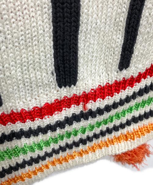 diane freis（ダイアンフレイス）diane freis (ダイアンフレイス) フレンチスリーブニット ホワイト サイズ:freeの古着・服飾アイテム