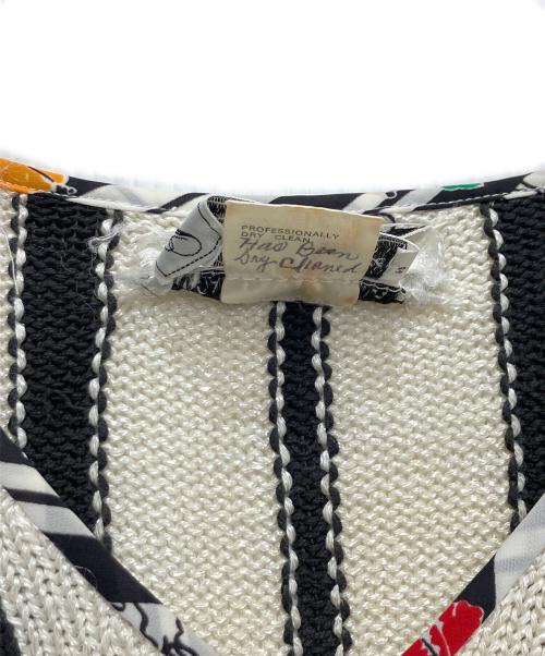 diane freis（ダイアンフレイス）diane freis (ダイアンフレイス) フレンチスリーブニット ホワイト サイズ:freeの古着・服飾アイテム