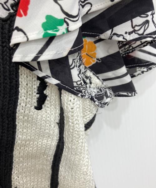 diane freis（ダイアンフレイス）diane freis (ダイアンフレイス) フレンチスリーブニット ホワイト サイズ:freeの古着・服飾アイテム