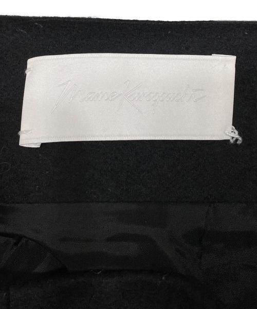 Mame Kurogouchi（マメクロゴウチ）mame kurogouchi (マメクロゴウチ) フロントスリットスカート ブラック サイズ:2の古着・服飾アイテム