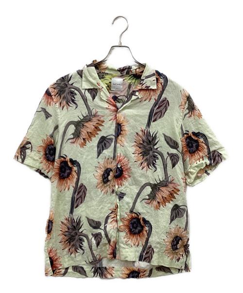 PAUL SMITH（ポールスミス）PAUL SMITH (ポールスミス) オープンカラーシャツ 黄緑 サイズ:Lの古着・服飾アイテム