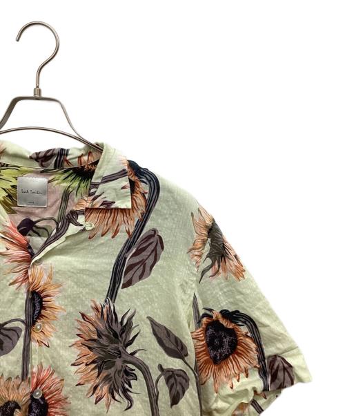 PAUL SMITH（ポールスミス）PAUL SMITH (ポールスミス) オープンカラーシャツ 黄緑 サイズ:Lの古着・服飾アイテム