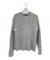 POLO RALPH LAUREN（ポロ・ラルフローレン）の古着「カシミヤ混ケーブルニット」｜グレー