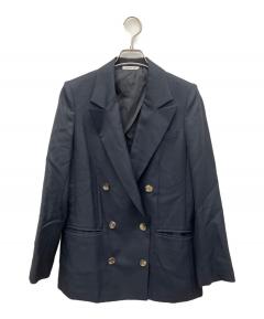 中古・古着通販】Col Pierrot (コルピエロ) SLIM WOOL JACKET ネイビー
