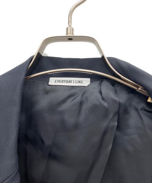 EVERYDAY I LIKE.（エヴリデイ アイ ライク）EVERYDAY I LIKE. (エヴリデイ アイ ライク) EVERYDAY ダブルジャケット2 ブラック サイズ:36の古着・服飾アイテム