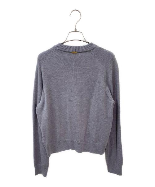 MUSE de Deuxieme Classe（ミューズ ドゥーズィエム クラス）MUSE de Deuxieme Classe (ミューズ ドゥーズィエム クラス) WISH クルーネック カーディガン グレー サイズ:Freeの古着・服飾アイテム