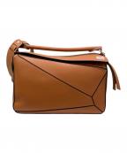 LOEWEロエベ）の古着「パズルエッジバッグミディアム」｜タン