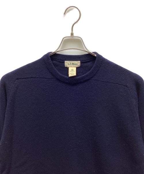 L.L.Bean（エルエルビーン）L.L.Bean (エルエルビーン) ウールニット ネイビー サイズ:Lの古着・服飾アイテム