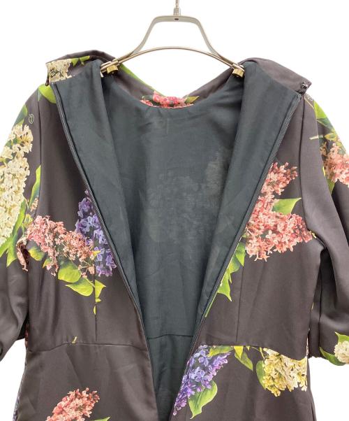 &ellecy（アンドエルシー）&ellecy (アンドエルシー) 紫丁香花ワンピース ブラック サイズ:Mの古着・服飾アイテム