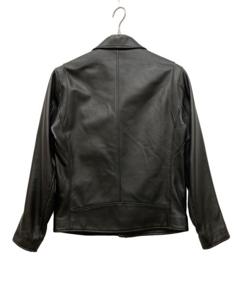 BEAUTY&YOUTH（ビューティーアンドユース）BEAUTY&YOUTH (ビューティーアンドユース) シープ ダブル ライダースジャケット ブラック サイズ:Lの古着・服飾アイテム