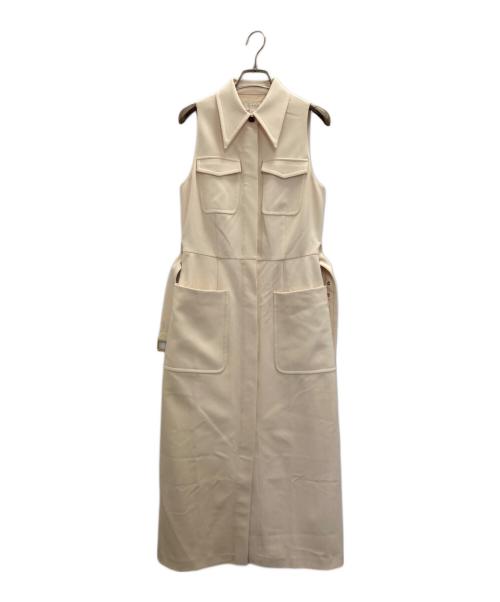 ted baker（テッドベーカー）TED BAKER (テッドベーカー) COLLARED SHIRT DRESS アイボリー サイズ:SIZE 1 未使用品の古着・服飾アイテム