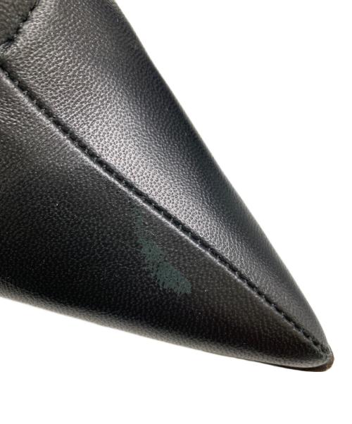 MM6 Maison Margiela（エムエムシックスメゾンマルジェラ）MM6 Maison Margiela (エムエムシックスメゾンマルジェラ) Point Toe Soft Leather Sock Booties ブラック サイズ:37の古着・服飾アイテム