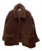 H BEAUTY&YOUTHエイチ ビューティー&ユース）の古着「ボアジャケット」｜ブラウン