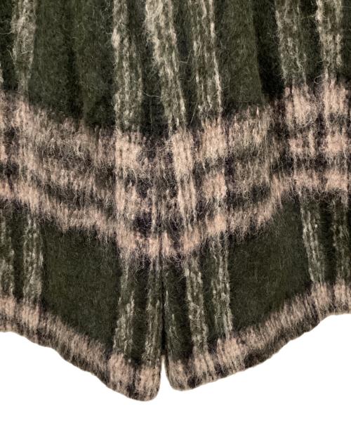 MADISON BLUE（マディソンブルー）MADISON BLUE (マディソンブルー) チェックウールスカート ピンク サイズ:ｓの古着・服飾アイテム