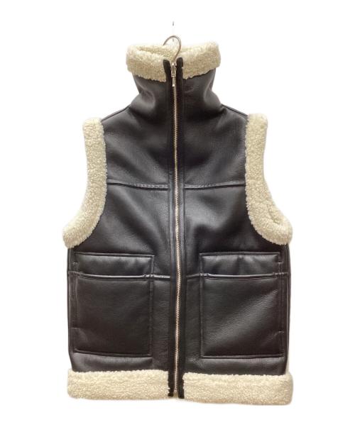 ESTNATION（エストネーション）ESTNATION (エストネーション) リバーシブルベスト ブラック サイズ:36の古着・服飾アイテム