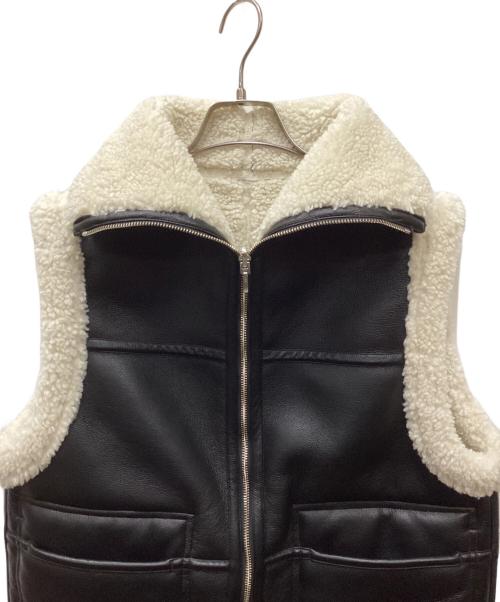 ESTNATION（エストネーション）ESTNATION (エストネーション) リバーシブルベスト ブラック サイズ:36の古着・服飾アイテム