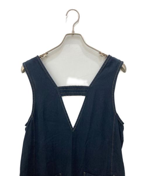 Ayane（アヤネ）ayane (アヤネ) テンセルデニムサロペット ネイビー サイズ:SIZE 38の古着・服飾アイテム