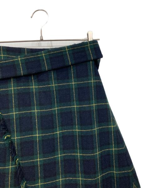 rosy monster（ロージーモンスター）rosy monster (ロージーモンスター) ラップスカート グリーン サイズ:Fの古着・服飾アイテム