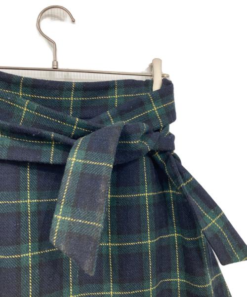 rosy monster（ロージーモンスター）rosy monster (ロージーモンスター) ラップスカート グリーン サイズ:Fの古着・服飾アイテム