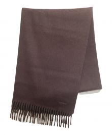 HERMES（エルメス）の古着「ダブルフェイスカシミヤマフラー」｜ブラウン