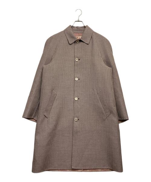 MARNI（マルニ）MARNI (マルニ) Double Single Breasted Coat In Multicolour レッド サイズ:46の古着・服飾アイテム