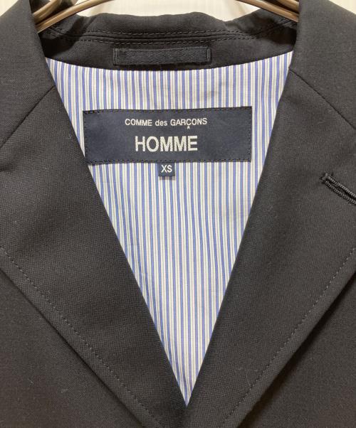 COMME des GARCONS HOMME（コムデギャルソン オム）COMME des GARCONS HOMME (コムデギャルソン オム) ウールトロ ジャケット ネイビー サイズ:XSの古着・服飾アイテム