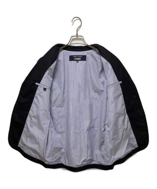 COMME des GARCONS HOMME（コムデギャルソン オム）COMME des GARCONS HOMME (コムデギャルソン オム) ウールトロ ジャケット ネイビー サイズ:XSの古着・服飾アイテム