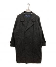 COMME des GARCONS HOMME（コムデギャルソン オム）の古着「製品洗い加工ダブルコート」｜グレー