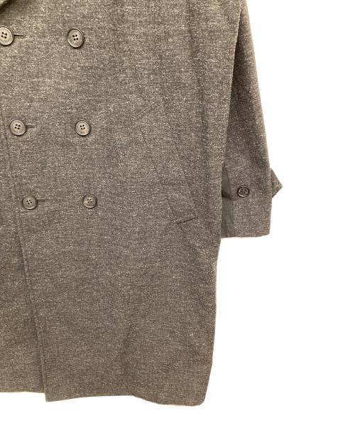 COMME des GARCONS HOMME（コムデギャルソン オム）COMME des GARCONS HOMME (コムデギャルソン オム) 製品洗い加工ダブルコート グレー サイズ:XSの古着・服飾アイテム