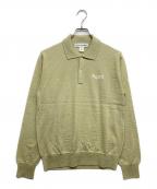 COMME des GARCONS SHIRTコムデギャルソンシャツ）の古着「ロゴニット」｜黄緑