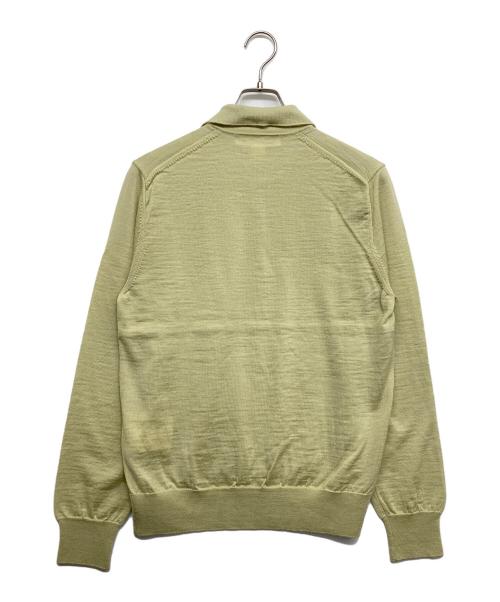 COMME des GARCONS SHIRT（コムデギャルソンシャツ）COMME des GARCONS SHIRT (コムデギャルソンシャツ) ロゴニット 黄緑 サイズ:Mの古着・服飾アイテム