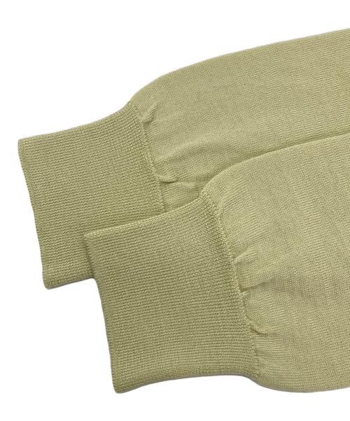 COMME des GARCONS SHIRT（コムデギャルソンシャツ）COMME des GARCONS SHIRT (コムデギャルソンシャツ) ロゴニット 黄緑 サイズ:Mの古着・服飾アイテム