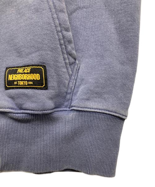 PALACE（パレス）PALACE (パレス) NEIGHBORHOOD (ネイバーフッド) SKULL ZIP HOOD ブルー サイズ:Sの古着・服飾アイテム