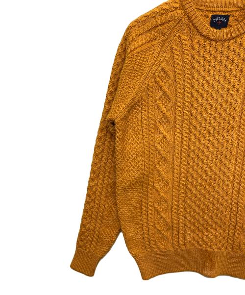 Noah（ノア）Noah (ノア) Fisherman Sweater オレンジ サイズ:Mの古着・服飾アイテム
