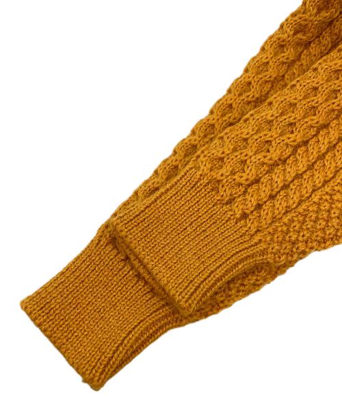 Noah（ノア）Noah (ノア) Fisherman Sweater オレンジ サイズ:Mの古着・服飾アイテム