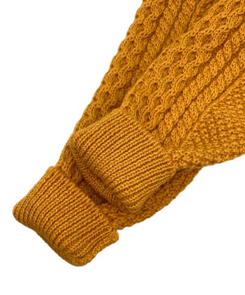 Noah（ノア）Noah (ノア) Fisherman Sweater オレンジ サイズ:Mの古着・服飾アイテム
