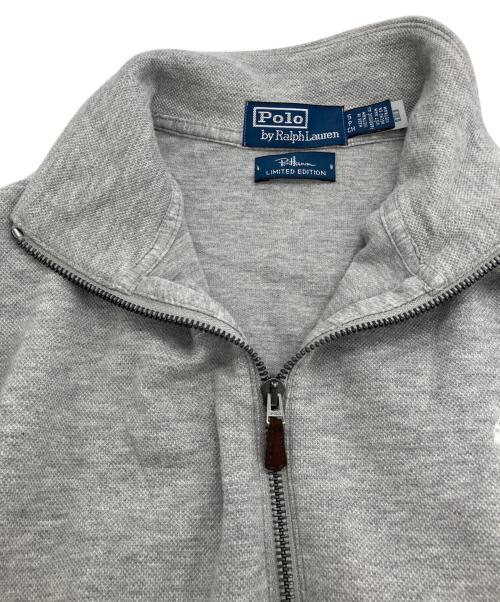 POLO RALPH LAUREN（ポロ・ラルフローレン）POLO RALPH LAUREN (ポロ・ラルフローレン) Ron Herman (ロンハーマン) Double Knit Pique Track Jacket グレー サイズ:Sの古着・服飾アイテム